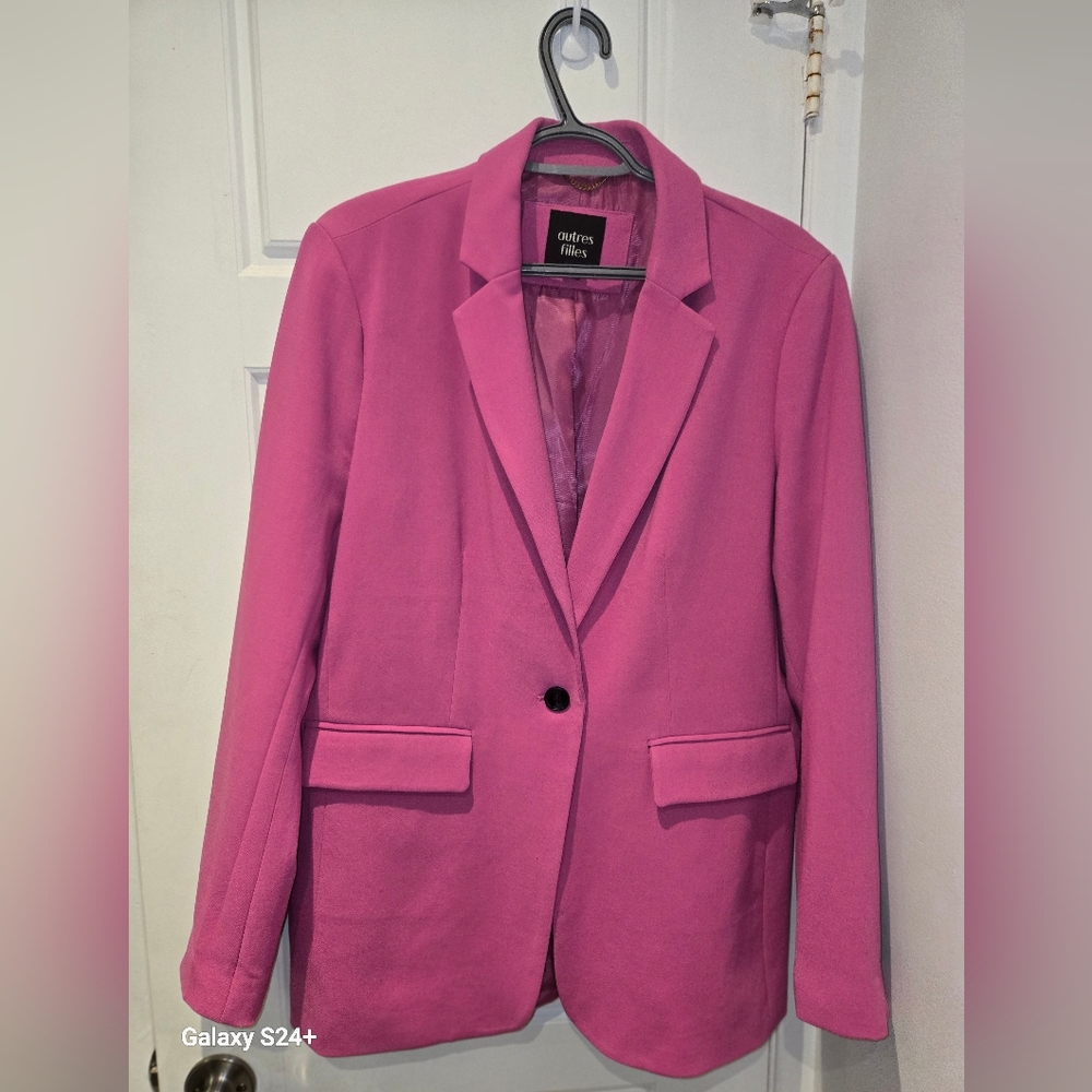 AUTRE FILLE Hot Pink Blazer